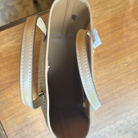 Coach straw, mini city tote - NWT - Picture 9 of 9